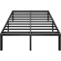 HLIPHA Metal Platform Bed Frame 14 Inch Tall,No Box Spring Needed,Full Size Bed with Heavy Duty Strong Support Slats,Easy to Assemble,Black