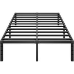 HLIPHA Metal Platform Bed Frame 14 Inch Tall,No Box Spring Needed,Full Size Bed with Heavy Duty Strong Support Slats,Easy to Assemble,Black