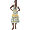 Farm Rio Women'S Emily Floral Tapestry Midi Dress