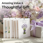 Myaro 12 Pack Assorted Floral Scented Sachets - Lavender, Rose, Jasmine, Ocean, Gardenia & Lily | Drawer, Closet & Car Air Freshener Bags | Multi-Scent Home Fragrance Gift Set