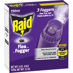 Raid Flea Fogger Plus Killer, Kills Fleas And Hatching Eggs, Lasts For Up To 4 Months, Indoor Fogger, 3 Count (Pack Of 3)