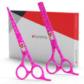 Hair Scissors Professional With Thinning Shears For Hair Cutting | 6" Japanese Steel Hair Cutting Scissors | Sharp Barber Scissors For Cutting And Layering | Hair Shears For Women And Men