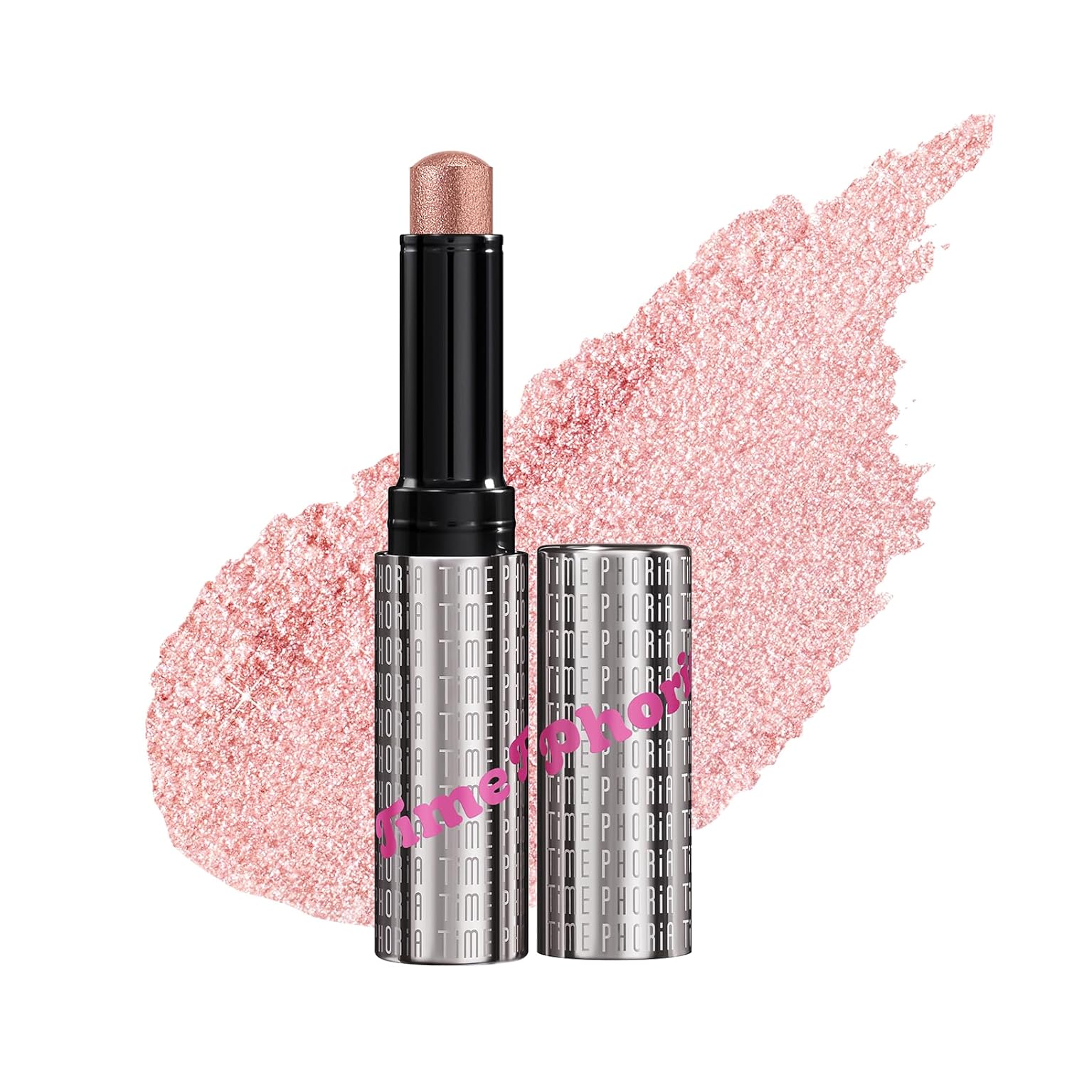 Illumina Jelly Gel Eyeshadow Stick, 004 Peach Pearl - Nude Peach Shimmer Sparkle Finish, Cream Texture With Cooling Feel, Long-Lasting Crease-Proof Smudgeproof Eye Shine, Easy Application