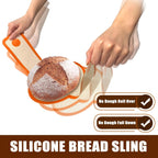 Silicone Bread Sling For Dutch Oven, Non-Stick & Easy To Clean Baking Mat Set, 2 Pcs Reusable Bread Sling For Sourdough Tools ＆ Accessories