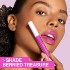 Wet N Wild Megaslicks Lip Gloss, Ultra-Glossy, Vitamin-E Enriched, Ultra-Gloss High Shine Moisturizing, Cruelty-Free & Vegan - Cherish