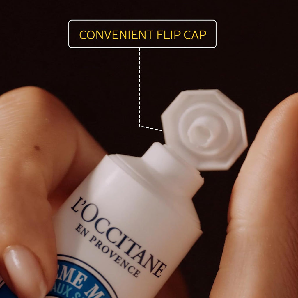 L’Occitane Hand Cream Classics 3-Piece Gift Set, Moisturizing Skincare Trio, Nourishing Creams for Dry Hands, Nails, and Cuticles, Travel-Sized, Vegan