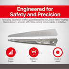 Feather - Switch-Blade Haircutting Shears Replacement Blades - Model 50/55 Scissors For Professional Stylists & Barbers - Stainless Steel - No-Nip Tip - Made In Japan