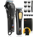 Hair Clippers & Trimmer For Men,Professional Barber Clippers And Trimmers Set,Mens Cordless Hair Clipper For Barbers Haircut Kit,Beard Trimmer,Rechargeable Electric Shaver