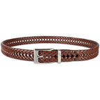 Dockers Men'S Braided Leather Belt, Fully Adjustable Casual Strap For Everyday Wear