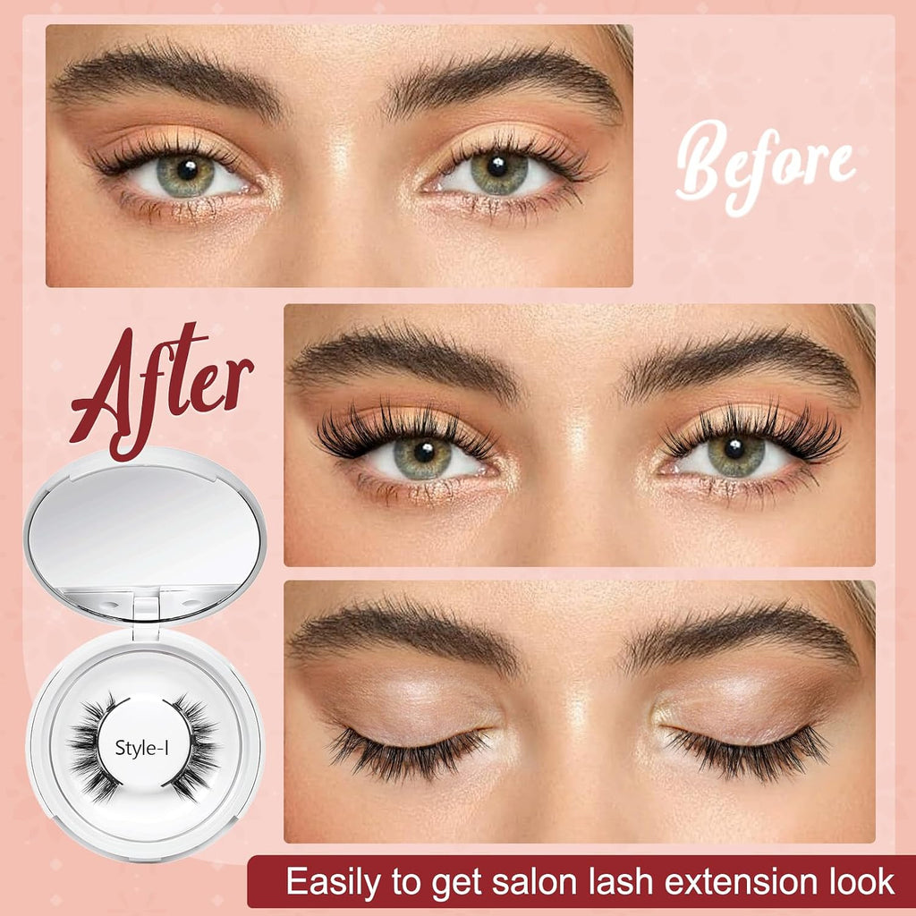 Higu Clace Magnetic Eyelashes With Applicator Soft Magnetic Lashes Natural Look Wispy Magnet Lashes Easy To Wear And Remove(Djcx-I03)