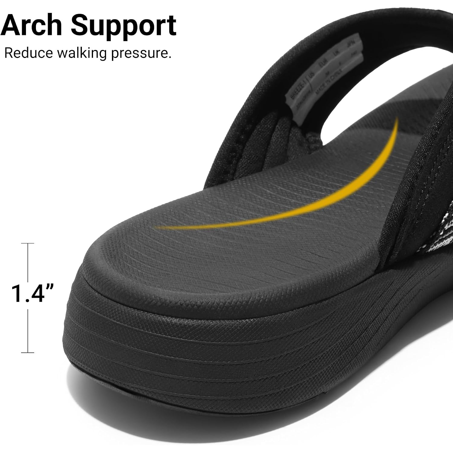 Dream Pairs Women'S Arch Support Flip Flops Comfortable Thong Sandals