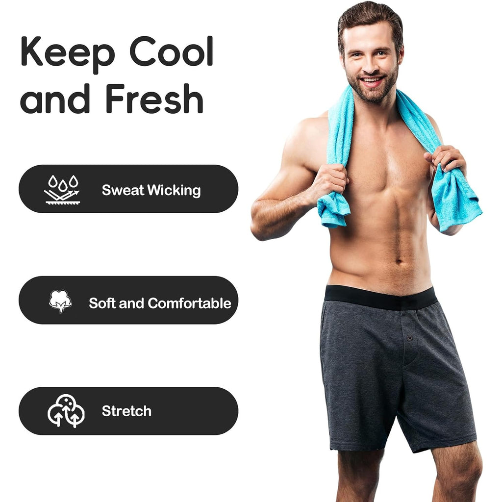 Mens Boxers Shorts Breathable Cotton Underwear Boxers For Men Pack