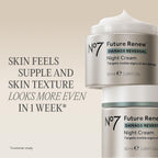 No7 Future Renew Damage Reversal Night Cream - Anti Aging Face Moisturizer - Infused With Peptide Technology To Reverse Visible Signs Of Damage - Skin Barrier Repair For Dry Skin (1.69 Oz)