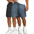 Hidkat Men'S Lightweight Cargo Shorts With Drawstring-Breathable,Comfy Casual Outdoor Shorts For Hiking Gym Workout