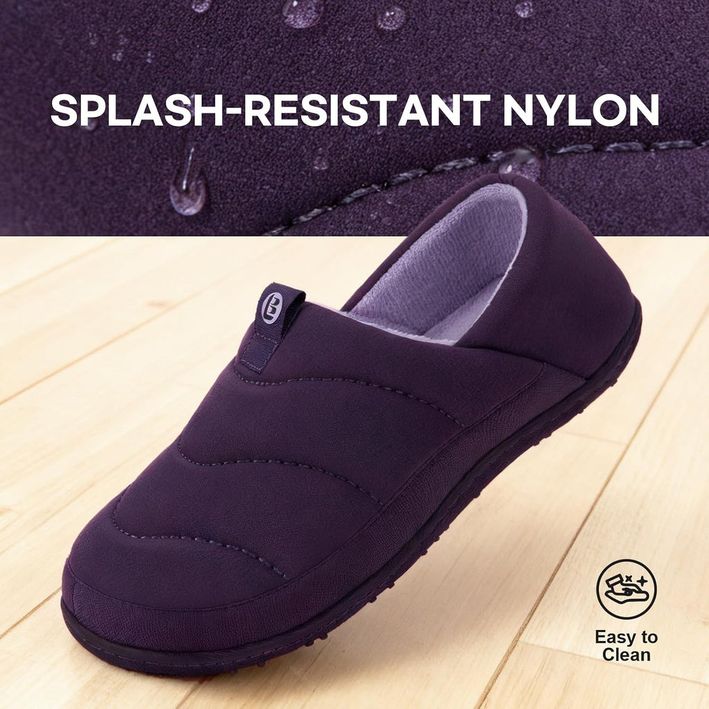 Longbay Women'S Comfy Slippers Indoor Outdoor House Shoes With Removable Insole & Non-Slip Sole