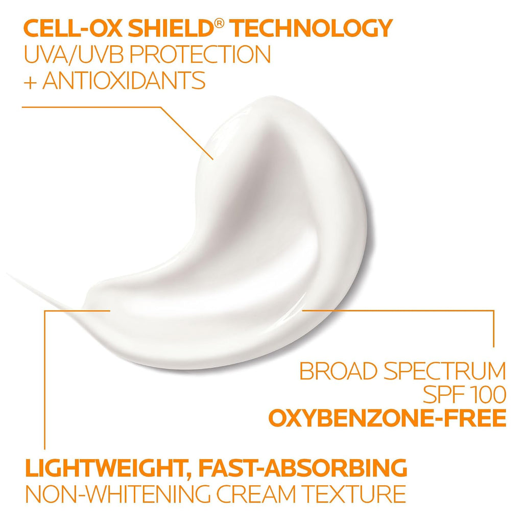 La Roche-Posay Anthelios Melt-In Milk Sunscreen Spf 100, Sunscreen For Body & Face, Broad Spectrum Spf + Antioxidants, Oil Free, For Sun Sensitive Skin, Oxybenzone Free