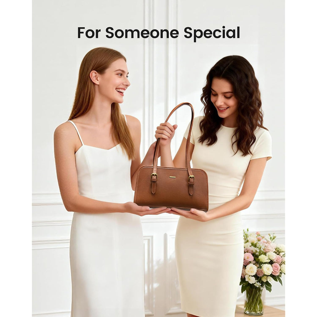 Lovevook Swing Zip Shoulder Bag, Small Purses For Women Trendy Handbags, Mini Vintage Hobo Clutch Leather Tote