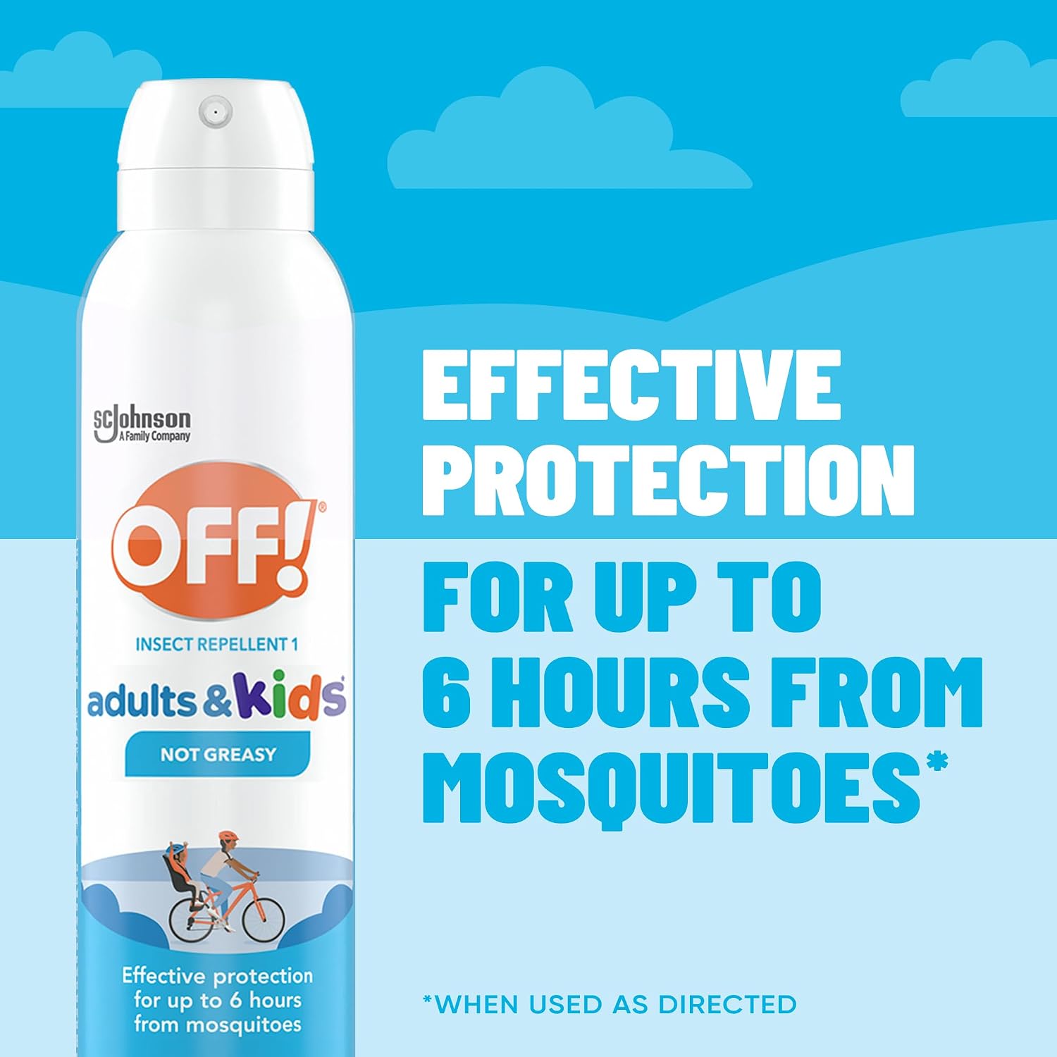 Off! Insect Repellent Aerosol For Adults & Kids, Fragrance-Free Picaridin Bug Spray For Everyday Deet-Free Protection From Mosquitoes And Ticks, 5 Oz, (Pack Of 2)