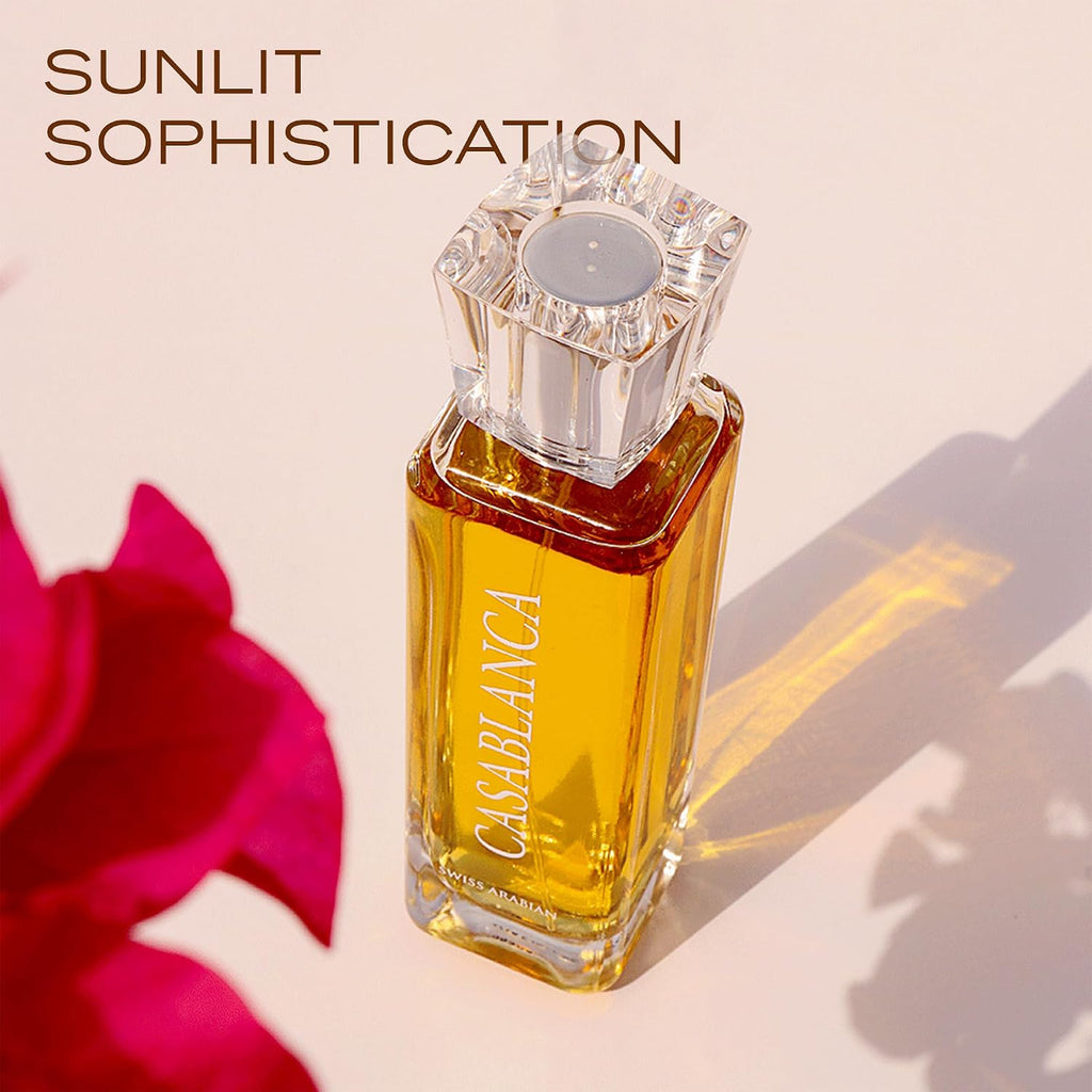 Swiss Arabian Casablanca - Luxury Products From Dubai - Long Lasting, Addictive Personal Edp Spray Fragrance - Seductive Signature Aroma - 3.4 Oz