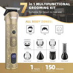 Ufree Beard Trimmer For Men, Electric Razor Shaver, Cordless Hair Clipper Shaving Kit For Mustache Body Nose Ear Hair Facial, Adjustable Beard Grooming Kit Father Birthday Gifts For Men Husband Dad