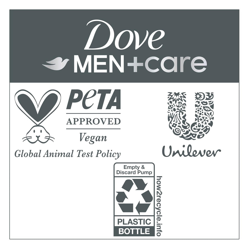 Dove Men+Care 2-In-1 Shampoo + Conditioner 1 Ct Dandruff Defense To Moisturize Hair & Scalp, With Pyrithione Zinc, 18 Fl Oz