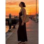 Verdusa Women'S Backless Cami Dresses Linen Maxi Dress Sundress Open Back Vacation Beach Summer Outfits
