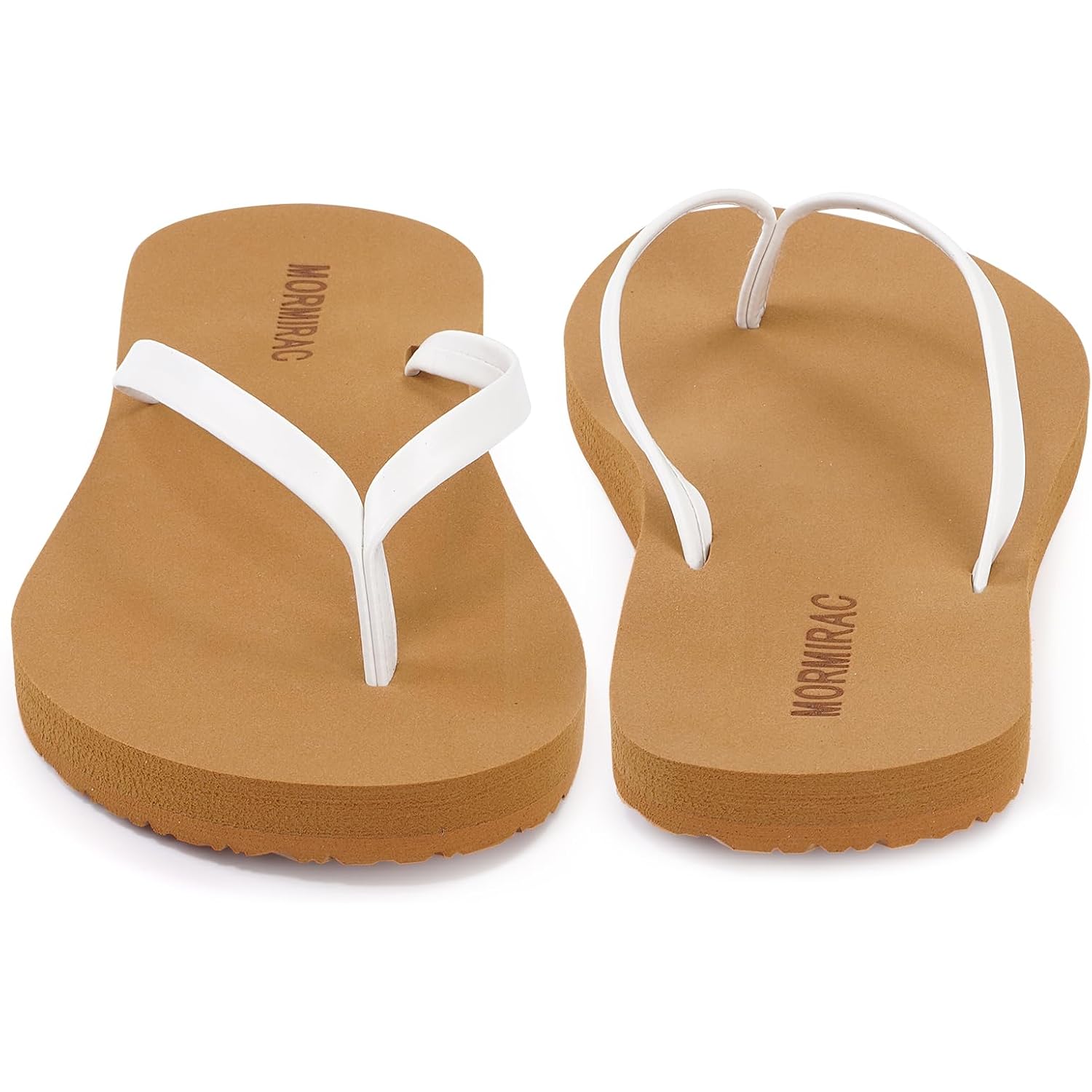 Womens Slim Leather Comfortable Flip Flops Summer Beach Thong Sandals Arch Support Non Slip