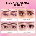 Under Eye Patches (24 Pairs) - Tri-Color Glitter Eye Gel Pads For Dark Circles, Puffy Eyes, Under Eye Bags, Wrinkles | Natural Collagen Under Eye Mask Patches, Gel Under Eye Patches