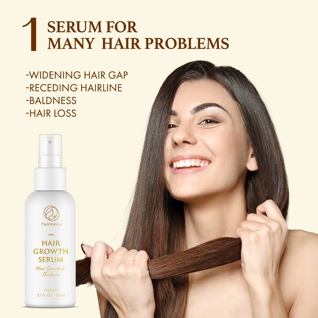 Hair Growth Serum: Rosemary Batana Castor Oil Rice Water Biotin Hair Oils For Hair Growth - Hair Growth Thickening Product - Hair Loss Treatments For Women Men(50 Ml)