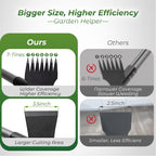Walensee 2-In-1 Weed Puller Tool And Garden Hoe, Long Handle Weed Rake | Durable 3.5Mm Steel Head, 64-Inch Adjustable Handle. Ergonomic Design Relieves Back Strain While Removing Deep-Rooted Weeds.