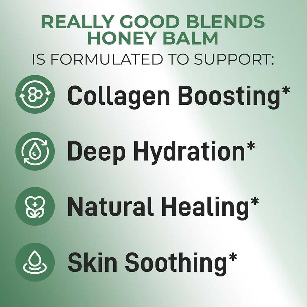 Really Good Blends - Tallow Honey Balm, Organic Body Butter, Grass-Fed Beef Tallow For Skin, Soothing All-Natural Moisturizer For Body And Face | Made In Usa - 2 Oz (Lavender)