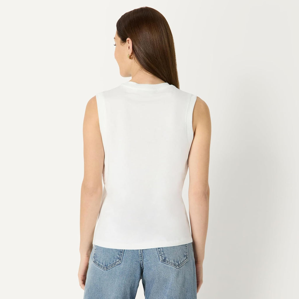 Amazon Essentials Women's Relaxed-Fit Cotton Muscle Tee