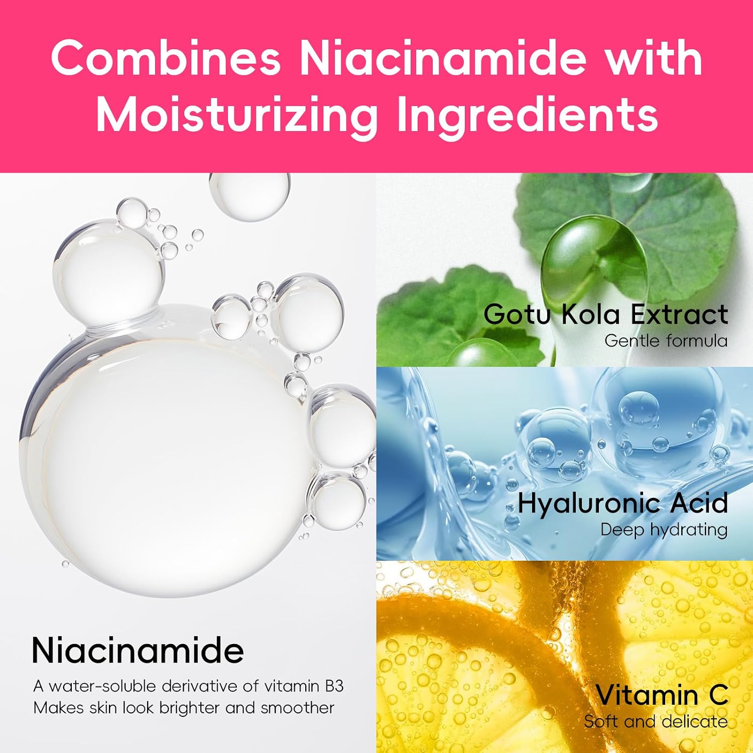 Watermelon Niacinamide Skin Care Set, Skincare For Teens Girls 5 Pcs | Gift Set With Cleanser, Toner, Eye Cream, Moisturizer, Serum, Glow Up Facial Routine For Beginner, For All Skin Types
