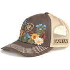 Ariat Women'S Vintage Flowers Cap, Brown