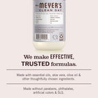 MRS. MEYER'S CLEAN DAY Hand Soap, Lavender Scent, 12.5 Fl Oz Bottle - 3 Pack