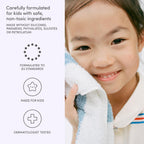 Evereden Multi-Vitamin Kids Body Wash Cool Peach: Gentle Body Wash Sensitive Skin Nourishment & Hydration Formula | Clean Non-Toxic For Kids | 8.5 Fl Oz.