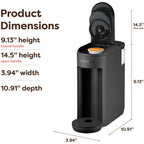 Keurig K-Mini Mate Single Serve K-Cup Pod Coffee Maker, Brews Up to 12 oz Cup, Compact Portable Coffee Machine for Small Spaces, Great for Dorms & Offices, Black