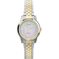 Timex Women'S Main Street 25Mm Watch - Silver-Tone Expansion Band Mother Of Pearl Dial Silver-Tone Case