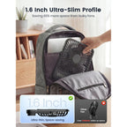 Warmco D3 10000Mah Portable Travel Fan 7-Inch, Up To 24H Runtime | Ultra-Slim, Quiet Operation, Battery Powered Fan With Digital Display For Sleeping, Camping, Office, Cruise Essentials