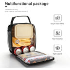 Lovoeo Lunch box Lunch bag for men women Insulated Lunchbox Lunch bags for Work Picnic Travel (Black)