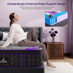 King Size Mattress, 16 Inch Deluxe Hybrid King Mattress In A Box, Cooling-Gel Memory Foam & Pocket Springs, Medium Firm, Pressure Relief, Extra Edge Support, 365-Night Trial (2026 Upgraded Support)