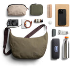 Bellroy Laneway Crescent Bag (Everyday 7 Liter Minimalist Shoulder Bag With Plenty Of Pockets And Adjustable Strap) - Seakelp