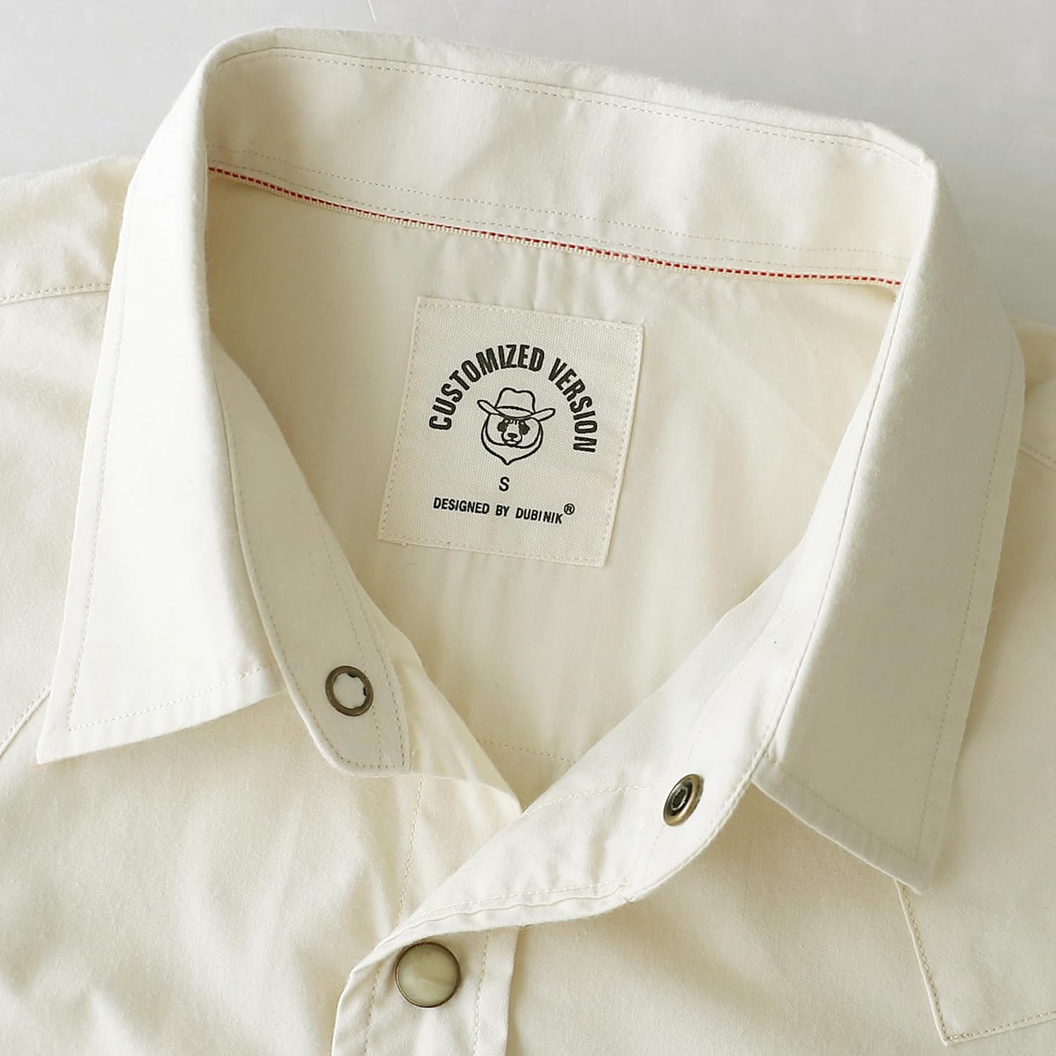 Dubinik® Pearl Snap Western Shirts For Men Short Sleeve Cowboy Men'S Casual Shirt With 2 Sawtooth Pocket Vintage
