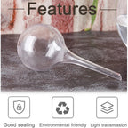 8 Pcs Clear Plant Watering Globes,Plastic Self-Watering Bulbs,Automatic Watering Globes,Garden Water Device For Plant Indoor Outdoor