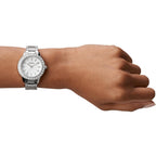 Fossil Women'S Watch, Jesse Quartz Stainless Steel Three-Hand Watch For Women