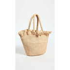 Loeffler Randall Women'S Cyrus Raffia Woven Tote With Ruffle