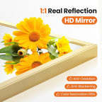 Sweetcrispy 24"x36" Arched Gold Bathroom Mirrors for Wall, Bathroom Mirrors for Over Sink, Metal Framed with HD Shatter-Proof Glass for Entryway, Living Room, Bedroom, Home Decor