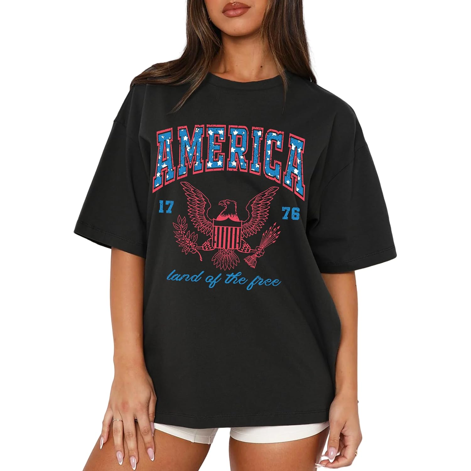 MAPICK Women Boho Cow Skull T-Shirts Western Cowgirls Graphic Crewneck Shirts Country Concert Short Sleeve Outfits Black a