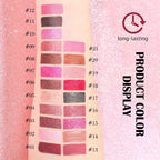 Kaely 2-In-1 Mauve Metallic Lipstick And Lip Liner Makeup, Shimmer Liquid Metallic Lipsticks For Women, Glitter Lip Gloss Stain Long Lasting Waterproof Smudge Proof 24 Hour, Vegan & Cruelty-Free, 16