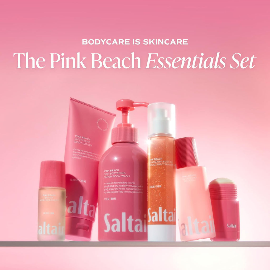 Saltair Spf Body Oil - Broad Spectrum Spf 50 Pa++++ Sunscreen. Lightweight Dry Oil With Sun Protection And Moisturizing Kukui & Mongongo Extracts. Pink Beach Scent, 4Floz Vacation Essential